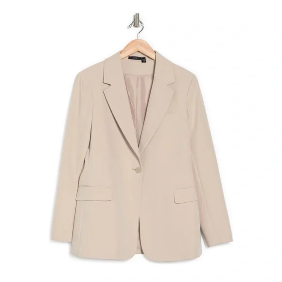 New* RDI oversized blazer in color sand - Picture 4 of 10